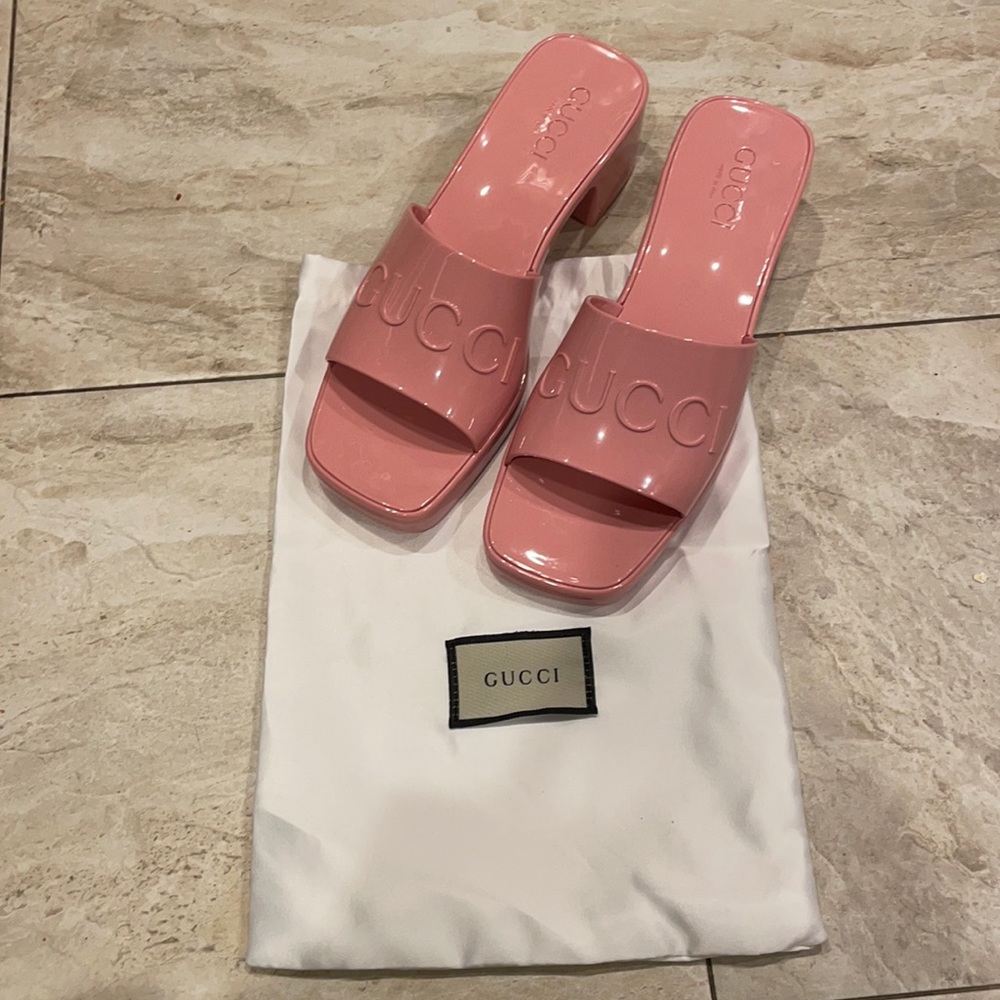 Gucci Jelly/Rubber Sandals